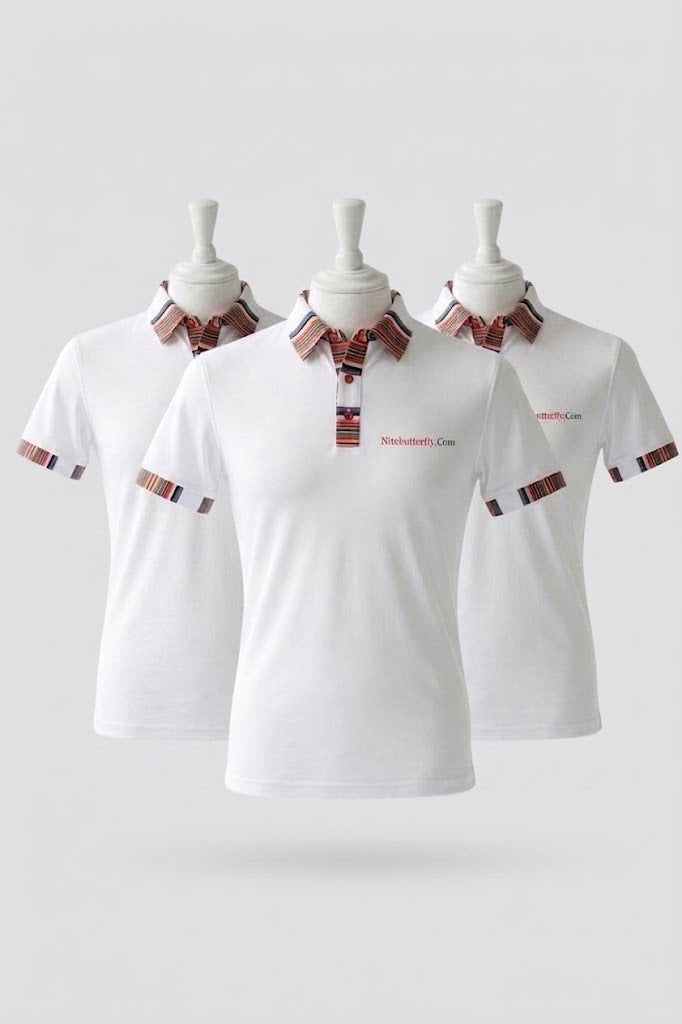 Venda inspired modern Golf shirt